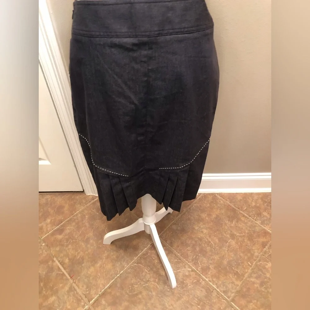 Star City Black Trouser Denim Skirt Size 5